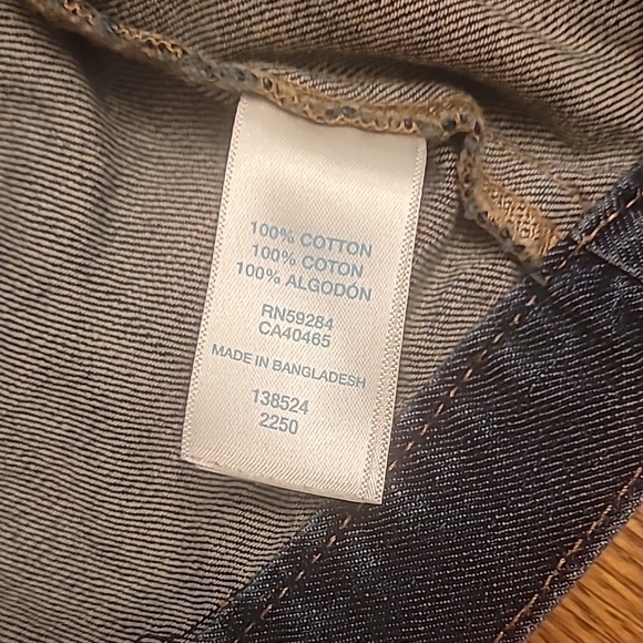 Place Dark Blue Denim Jacket Jean Jacket Girls 12-18 Months LOT H - Picture 5 of 8